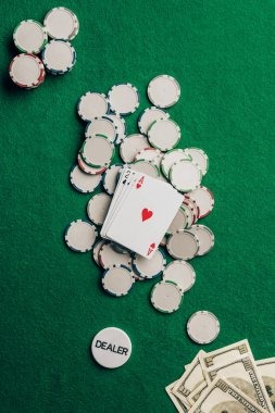 Bandar Poker table layout on jaringtoto platform with dealer position and player seats